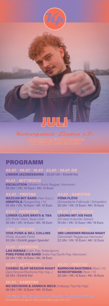 juli programm 2026