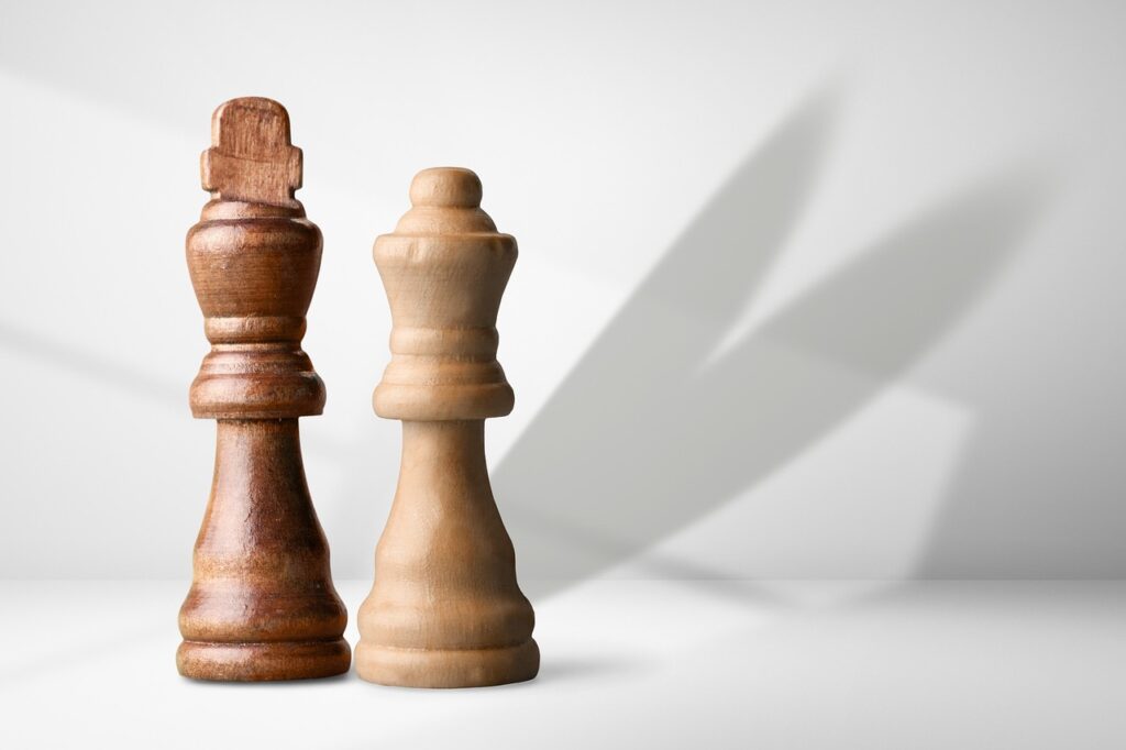 Netzwerk chess pieces, king, queen, heart, wood, connection, chess, relationship, pair, together, heart, chess, chess, chess, chess, chess, relationship